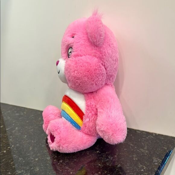 Care Bears -Cheer Bear Pink Rainbow Plush. Size 13” - Picture 4 of 10